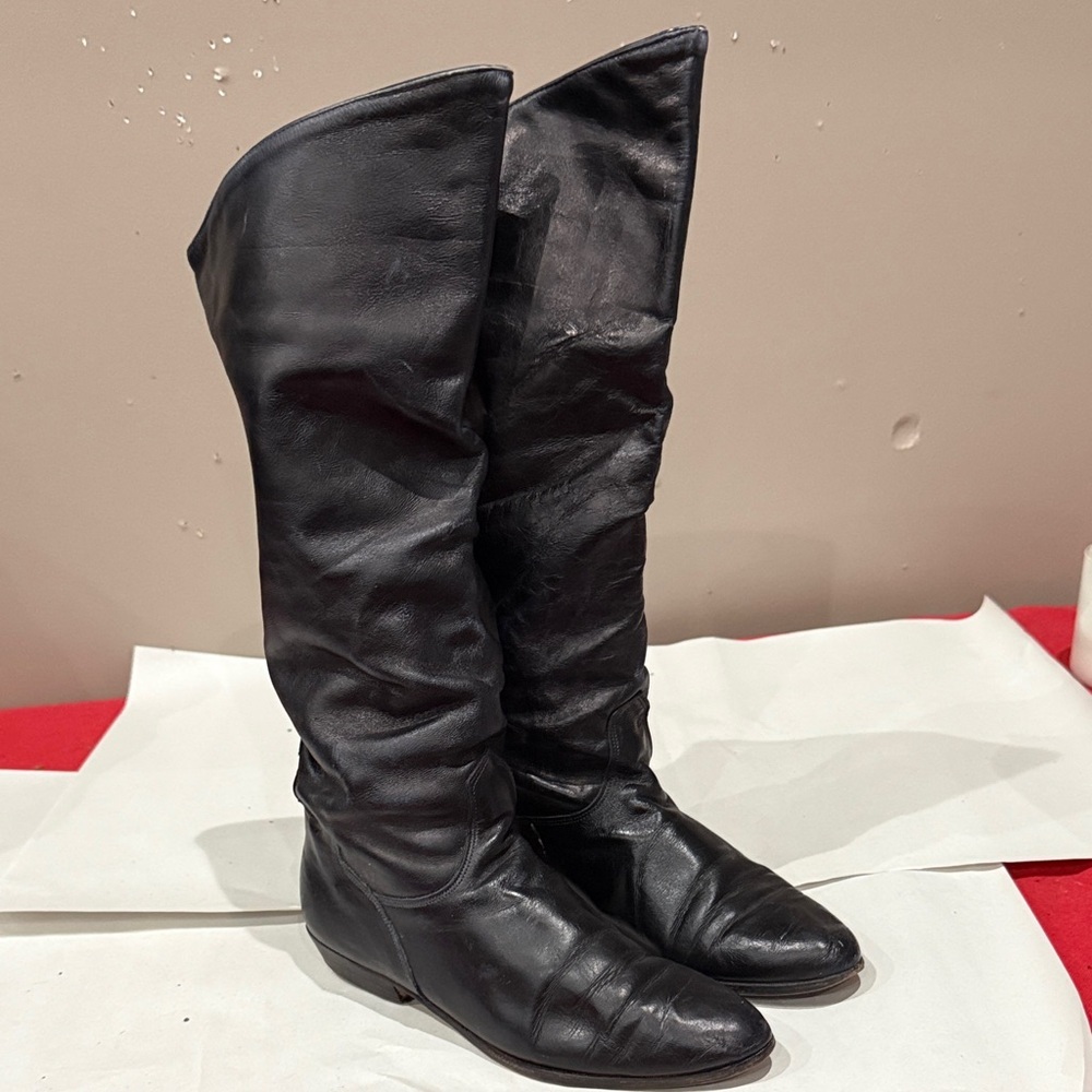 Dingo Black Over the Knee Boots